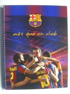 BARCELONA FC A4 Notebook(120 Pages)Hardback {Official}FB