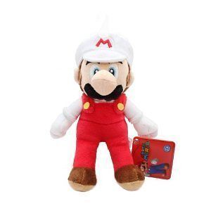 Nintendo Super Mario Brothers Fire Mario Stuffed Plush Toy Animal Gift