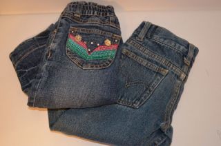 LOT OF 2 BABY PHAT BLING LOOK + LEVIS GIRLS 3T JEANS MED BLUE PART