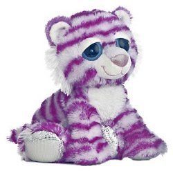 stuffed animal plush 10 PURPLE BENGAL TIGER DREAMY EYES aurora