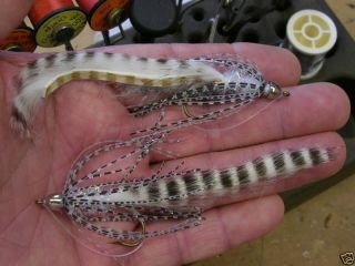 Grizzly Barred BASS CRAWLERS   super bass flies