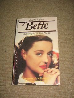 Bette Davis biography by Charles Higham PB book 1981