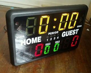 MacGregor tabletop sports scoreboard timer counter with carrying case