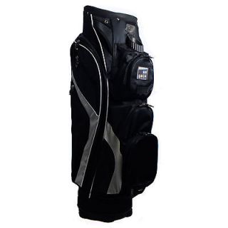 RJ Sports CEO Golf Cart Bag (Black) 14 Individual Dividers Oversized