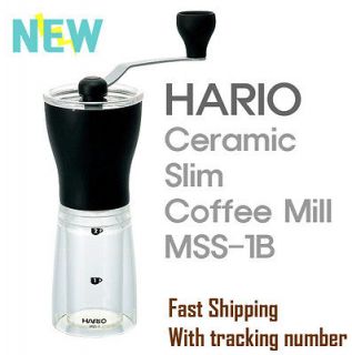 Brand New HARIO Ceramic Burr Mini Mill Slim Coffee Grinder MSS 1B