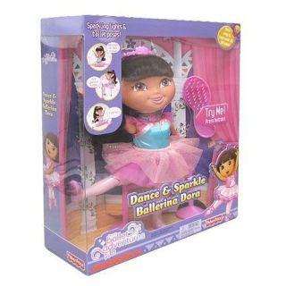 Dora the Explora Dance & Sparkle Ballerina Doll Fisher Price New in