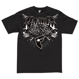 FAMOUS STARS AND STRAPS CUT THROAT TEE SIZE LRG TWITCH Travis Barker