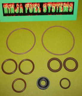 DELUXE FUEL PUMP SEAL KIT FOR BARRY GRANT BG400 BG 400 WITH VITON