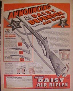 1952 Daisy BB Defender Gun Western Scouts Toy Rifle AD