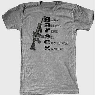 BARACK AR15 PRO GUN RIGHTS 2ND AMENDMENT NRA RIFLE BAN CONCEAL CARRY T
