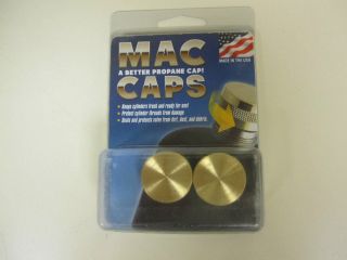 New Mac Coupler Brass Propane Tank Bottle Caps   MacCaps by MacCoupler