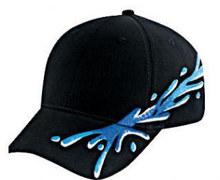Black Ocean Splash OTTOCAP Low Profile Pro Style Baseball Caps Hats