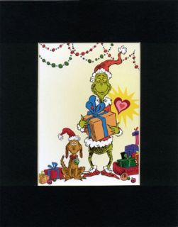 GRINCH & MAX~Mat Print~WHOVILLE GIFTS~BIG HEART