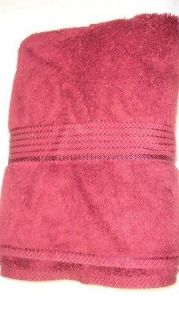 Chortex Windsor Burgundy 27x54 Egyptian Cotton Bath Towel