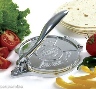 New NORPRO 6 Deluxe Tortilla Press Handmade Maker Corn Masa Flour
