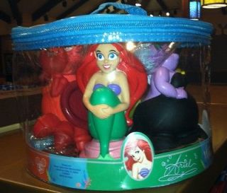 Theme Parks Ariel The Little Mermaid Pool Bath Beach Toys 4 Pc Ursula