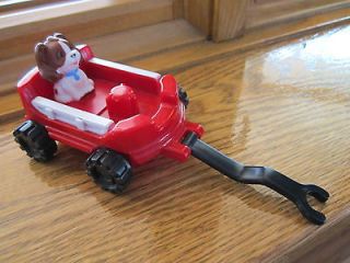 Fisher Price Little People City Town Park School red wagon puppy dog