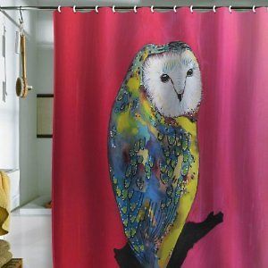 owl in Shower Curtains