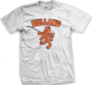 Holland Crest Mens T shirt Netherlands Amsterdam Dutch Football Cafe