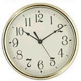 Inch Quartz Ivory Arabic Clock Insert Fit Up USA Made Insert Fit