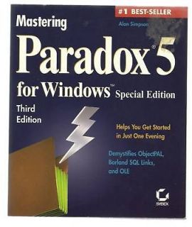Mastering Paradox 5 for Windows by Alan Simpson