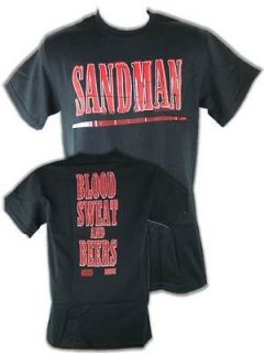 Sandman Blood Sweat Beers ECW T shirt
