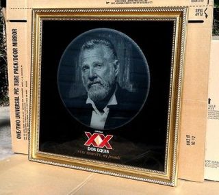 XX The Most Interesting Man In The World Beer Mirror Sign Brand New