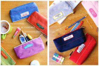 Palette Pen Pouch   Padded Zipper Pencil Case / Cosmetics Makeup Bag