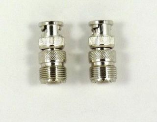 Lot of (2) COBRA HA BNC CB Adapter, for connect a roof mount antenna