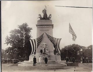 Maine Statue Columbus Circle Central Park New York City Photograph