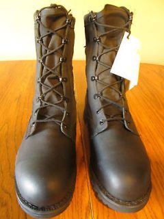 Belleville Mens Steel Toe Boots Black 12 US Military Army Police Swat