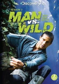 MAN VS WILD SEASON 3 New Sealed 3 DVD Set