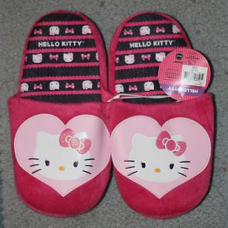 Hello Kitty Children’s Girls Bedroom Slippers Shoes NEW size 13 1