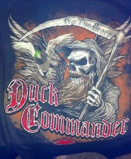 Duck Commander Sz Medium Fear The Beard Grim Reaper Duck Dynasty Shirt