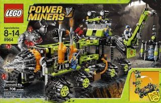 New LEGO POWER MINERS TITANIUM COMMAND RIG 8964 Sealed Set