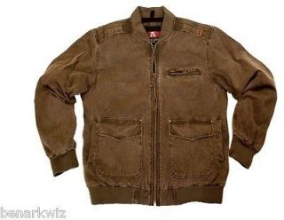 Kakadu Bomber Jacket mens Tobacco Conceal and Carry capable   canvas