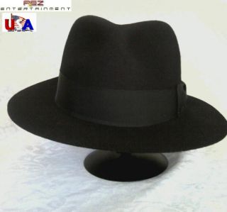 Michael Jackson Billie Jean Style Black Fedora Hat