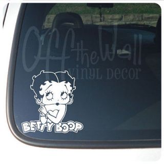 Betty Boop Vinyl Car Decal Sticker
