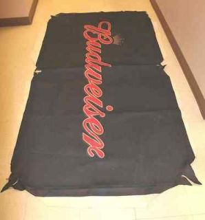 Budweiser logo cloth piece large pool table cover wall or ceiling