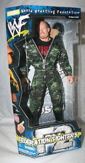 1999 WWF SCSA Steve Austin 12 Fully Poseable Doll Action Figure w