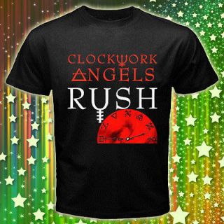 RUSH CLOCKWORK ANGELS 2012 ROCK BAND BLACK T Shirt Small to 3XL
