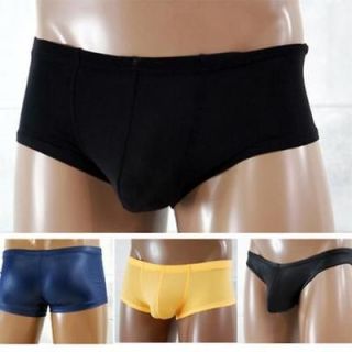 Smooth Mens Boys Brief Boxer Shorts Bikini Cut Underwear Trunk US