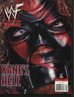 WF Magazine April01 Kanes Hell Divas Chris Benoit Mind