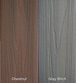 Fiberon Pro Tect Capped Composite Decking Chestnut Gray Birch