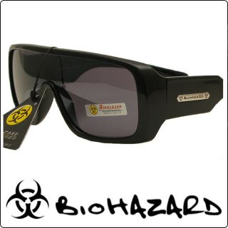 Style Shield Wrap Biohazard Mens Celebrity Large Sunglasses Shades