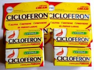 4Pack Cold Sore Herpes Fever Blister Antivir Cream Cicloferon 97.2%