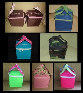 MONOGRAMMED Insulated Snack/Lunch Box~PERSONALIZE ~Boys & Girls~Choose