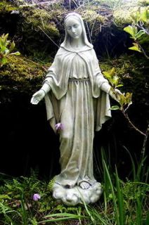 24 BLESSED MOTHER VIRGIN MARY Garden Statue ~ Arms Outstretched