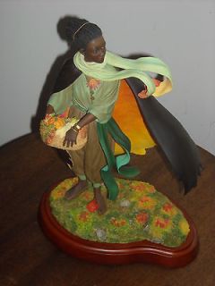 Thomas Blackshear Ebony Visions Figurine Titled Autumn,