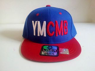 YMCMB (Young Money Cash Money Billionaires) Blue/Red Snapback Cap